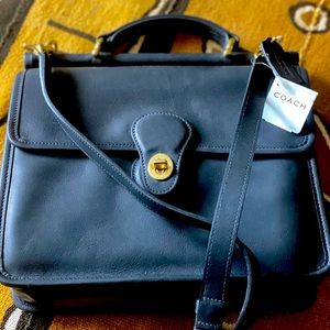 Black Vintage Coach Crossbody